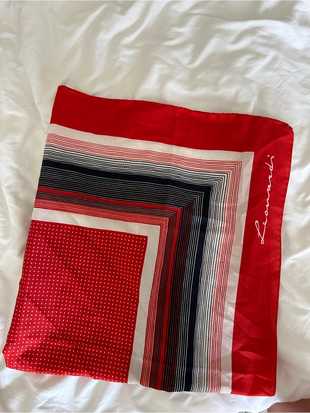 Vintage Leonardi Silk Scarf